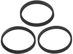Conjunto De 3-correias Transmissão Para Plainadora Elétrica, 9, 6mm De Largura, Borracha, Substituição Para 1900b