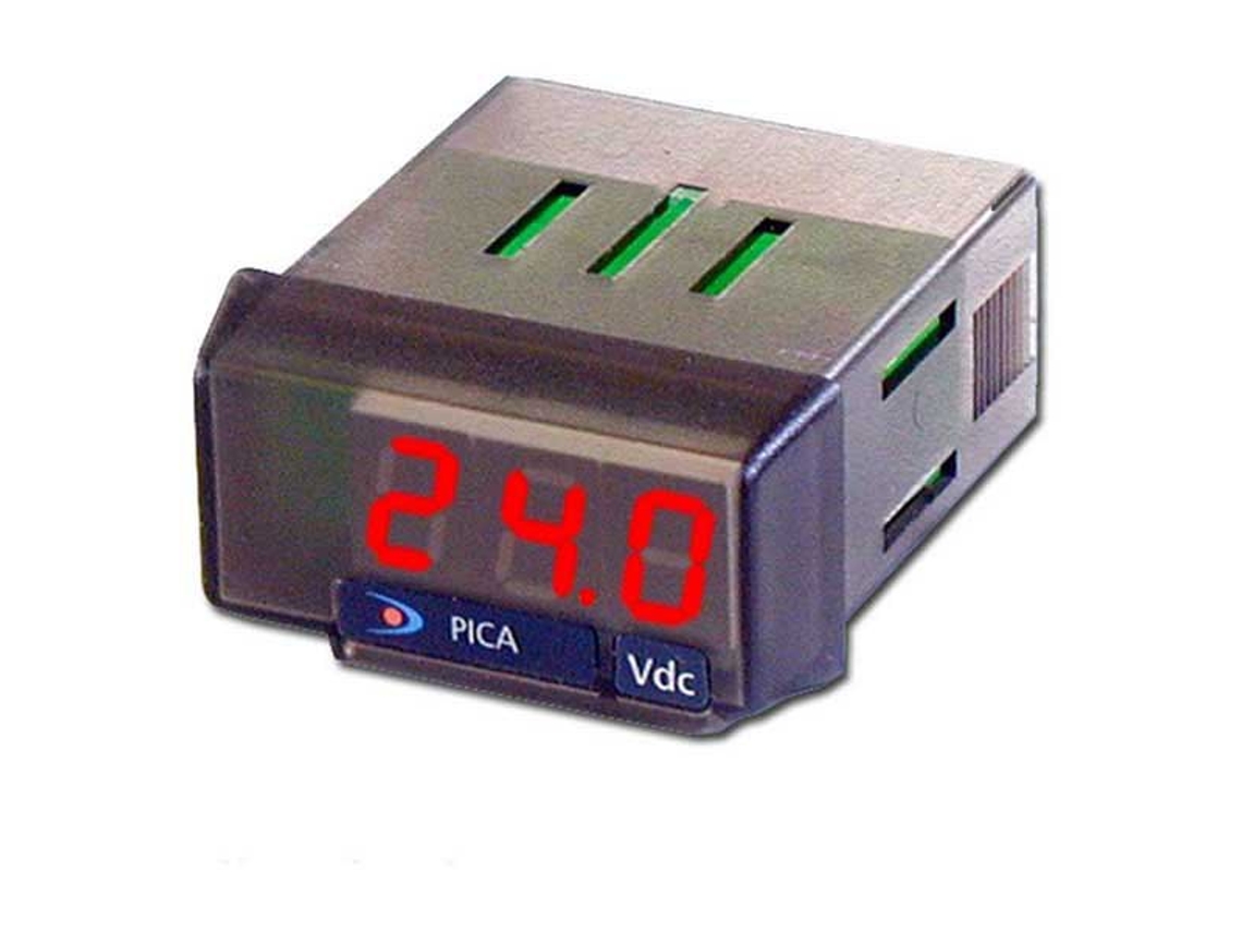 Fonte de Energia Voltímetro 12-24Vdc Prateadopros