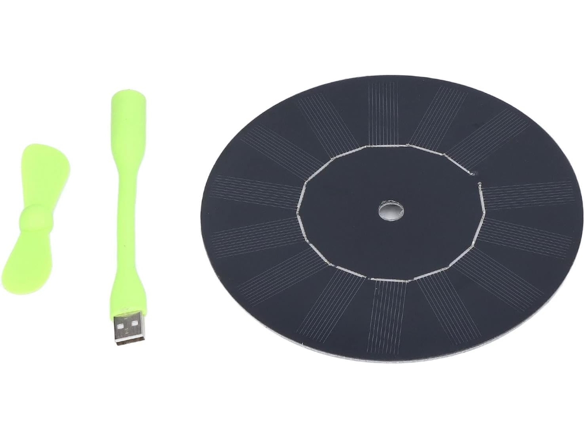 Ventilador Portátil De Silicone Monocristalino Para Carro Com