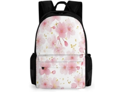 Mochila Escolar Infantil Com Estampa Flor De Cerejeira Japonesa, Grande Para Meninos Meninas, Ideal