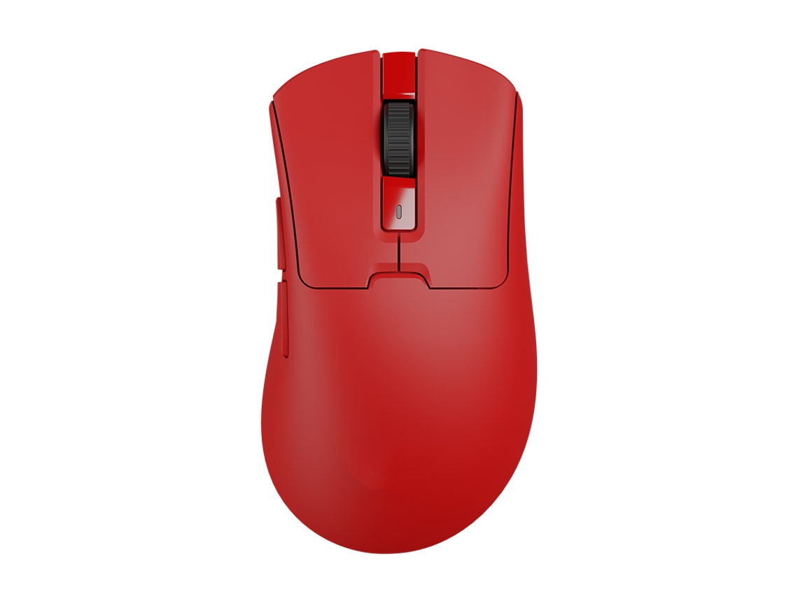 Rato YIZHOOD M900PRO Taxa de pesquisa de jogos sem fio 8K PAW3395 63g Doca de carregamento RGB magnética para jogador de PC vermelho