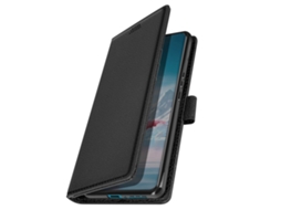 Capa Motorola Edge 40 Neo Aba com função Carteira e suporte vídeo Preto .