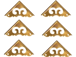 Protetores De Canto Metal, Protetores De Canto Vintage, Conjunto De 8 Peças 3x 3cm 1, 2x 1, 2 Polegadas, Design Retrô