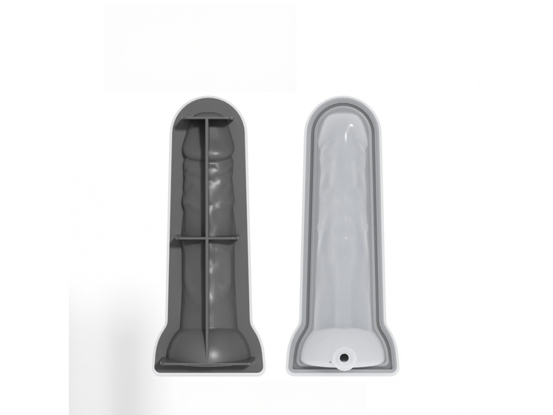Divertida Forma De Silicone Para Bolas De Gelo Com Tampa, Ideal Para Cocktails De Whisky, Sumos E Outras Bebidas Cinza Hexinyigjly