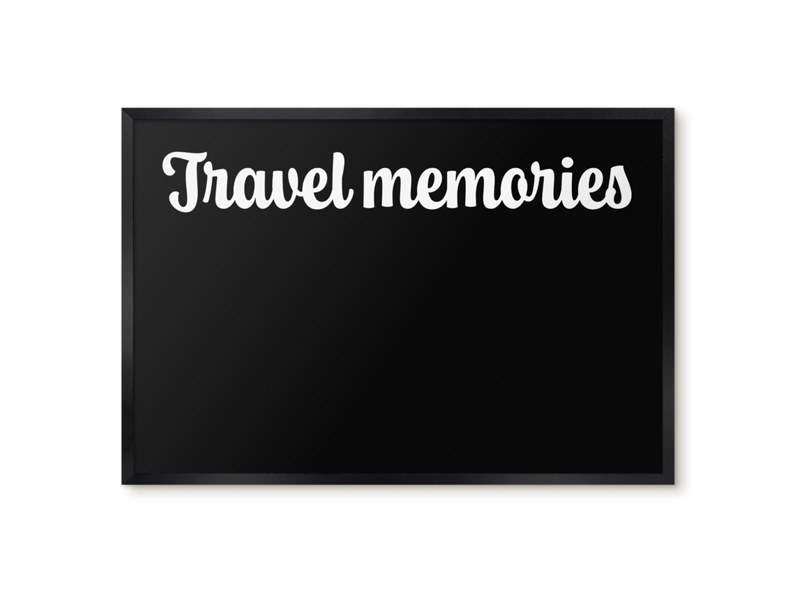 Magnetic Board Travel Memories For The Living Room Espelharte (60x40 Cm)