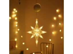 Luz Ventosa Navidad Led Árboles Ciervos Campanas Estrellas Guirnalda S/MARCA
