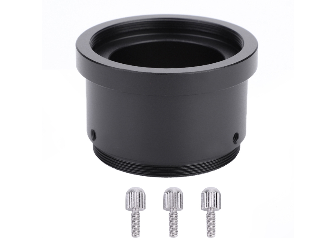 Adaptador De 1,25 Polegadas Para Telescópio E Anel Para Riel De Telescópio