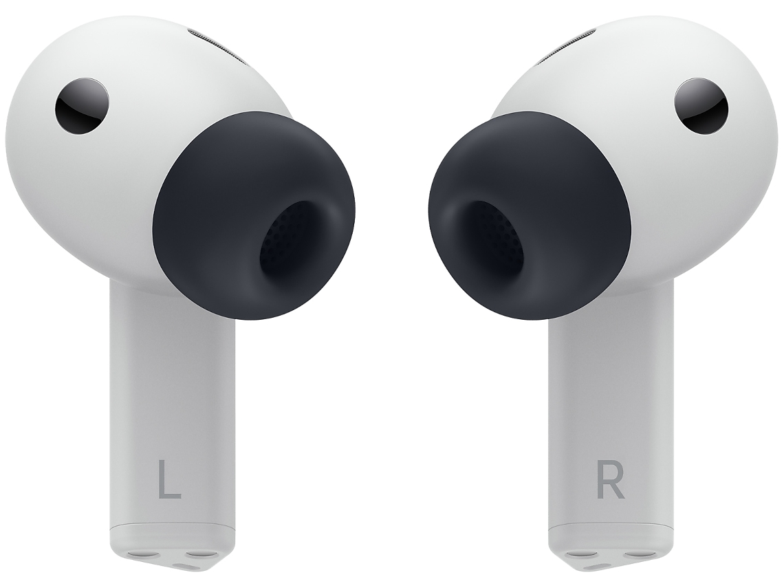 Auriculares SAMSUNG Galaxy Buds3 FE (In Ear - Microfone - Noise Cancelling -  Autonomia: Até 8.5 hrs - Cinzento)
