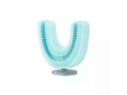 Crianças em Forma de U Sonic Escova Dentes Elétrica Silicone 360 Graus Inteligente Escov a Clareamento Dos GOKOCO