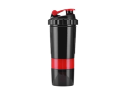 Copo Shaker 3 Camadas Anti vazamento Vermelho