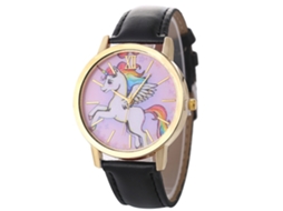 Relógio de pulso feminino Zhoulianfa Zlf0530-f, preto, movimento de quartzo
