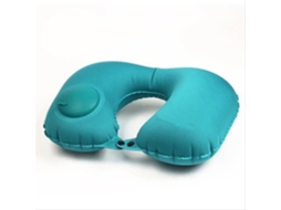 Travesseiro Inflável 4028cm Azul Design Circular Portátil Aquaforge (azul)