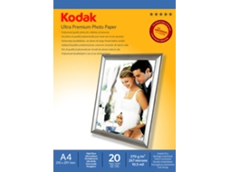 Papel Fotográfico KODAK Ultra Gloss A4