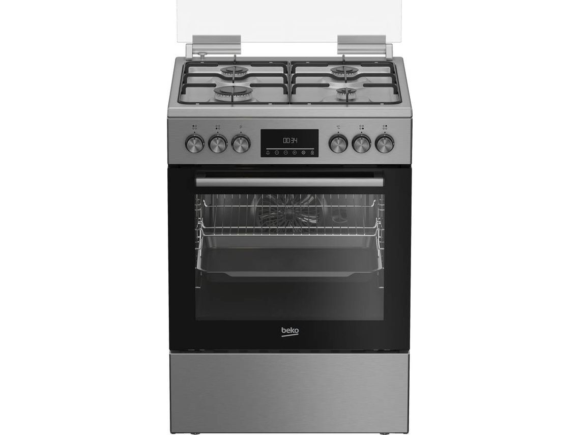 Fogão BEKO FBM62320XDSN (72 L - Elétrico e Gás Natural - Inox)