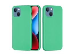 Lurelia Capa Protetora Para Iphone 15 Plus, Em Silicone E Pc, Interior Em Microfibra, Recortes Precisos, Cor Verde E Anti-riscos