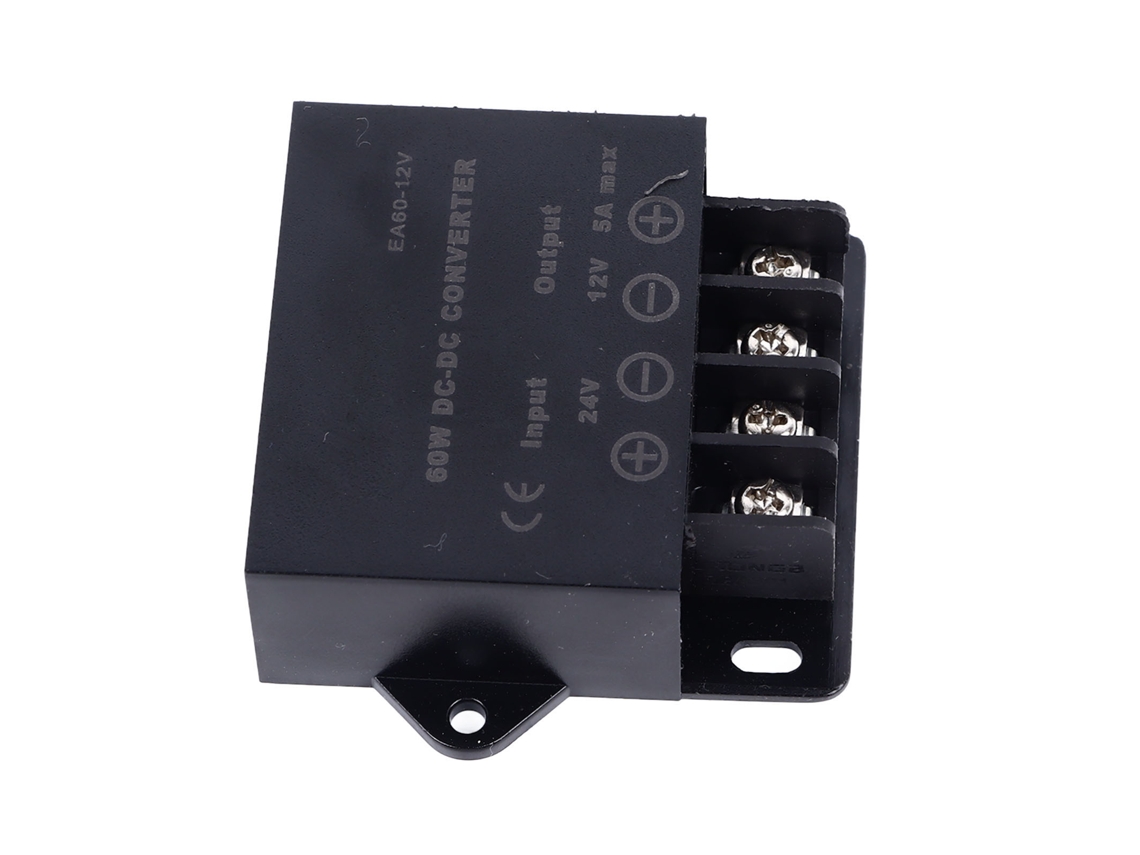 Laxiscreed Conversor De Tensão Dc 24v Para 12v Com Regulação, Ideal Para Dispositivos De Veículos