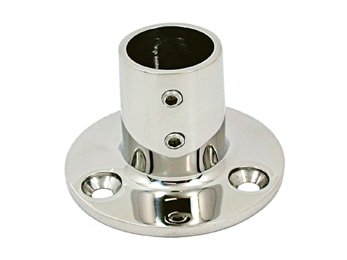 Suporte Redondo de Aço Inoxidável 90 Prateado 22 Mmoem Marine