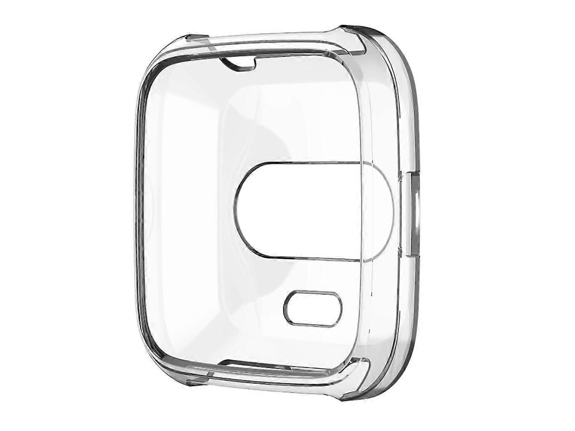Capa Protetora De Silicone Para Smartwatch Fitbit Versa Lite (azul Transparente)