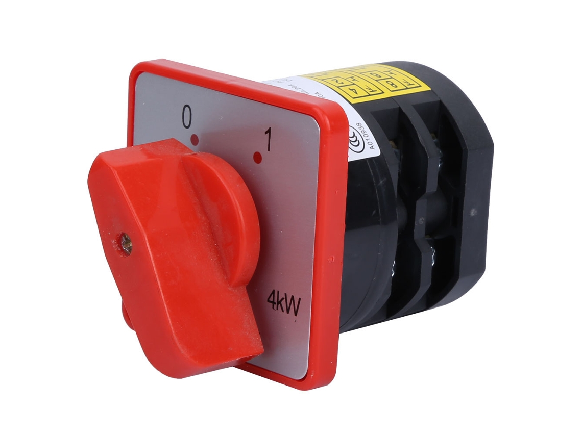 1pc Controle De Joystick Com Chave De Retorno Por Mola 4 Pos. Sunflare