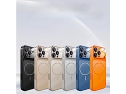 Compatível Com Iphone 17/17 Air/17 Pro/17 Pro Max, Capa Protetora Fosca Para Carregamento Sem Fio (laranja, Para Iphone 17 Pro Max) 17 Pro Max