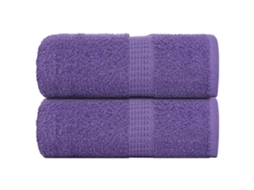 Toalhas de Banho Frogn, 2 Unidades, Roxas, 30x30 Cm, 360 G/m BRILVIBERA