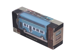 Primerox modelo de Ônibus Brinquedo com Luz e Som Função de Recuo para Decoração e Coleção Infantil