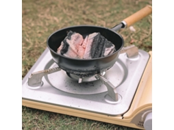 Estufa de Carvão Portátil para Camping e Churrasco