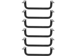 Clips Antiderrapantes De Ferro Preto Homsfou Para Colchões, Para Estruturas De Cama, 6 Peças, Resistentes Ao Desgaste