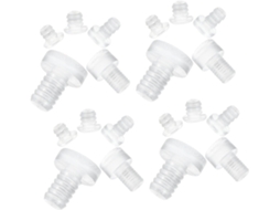 Nuobesty 100 Unidades De Protetores Borracha Antiderrapantes Para Armários, Móveis, Mesas E Vidros, 5 Tamanhos