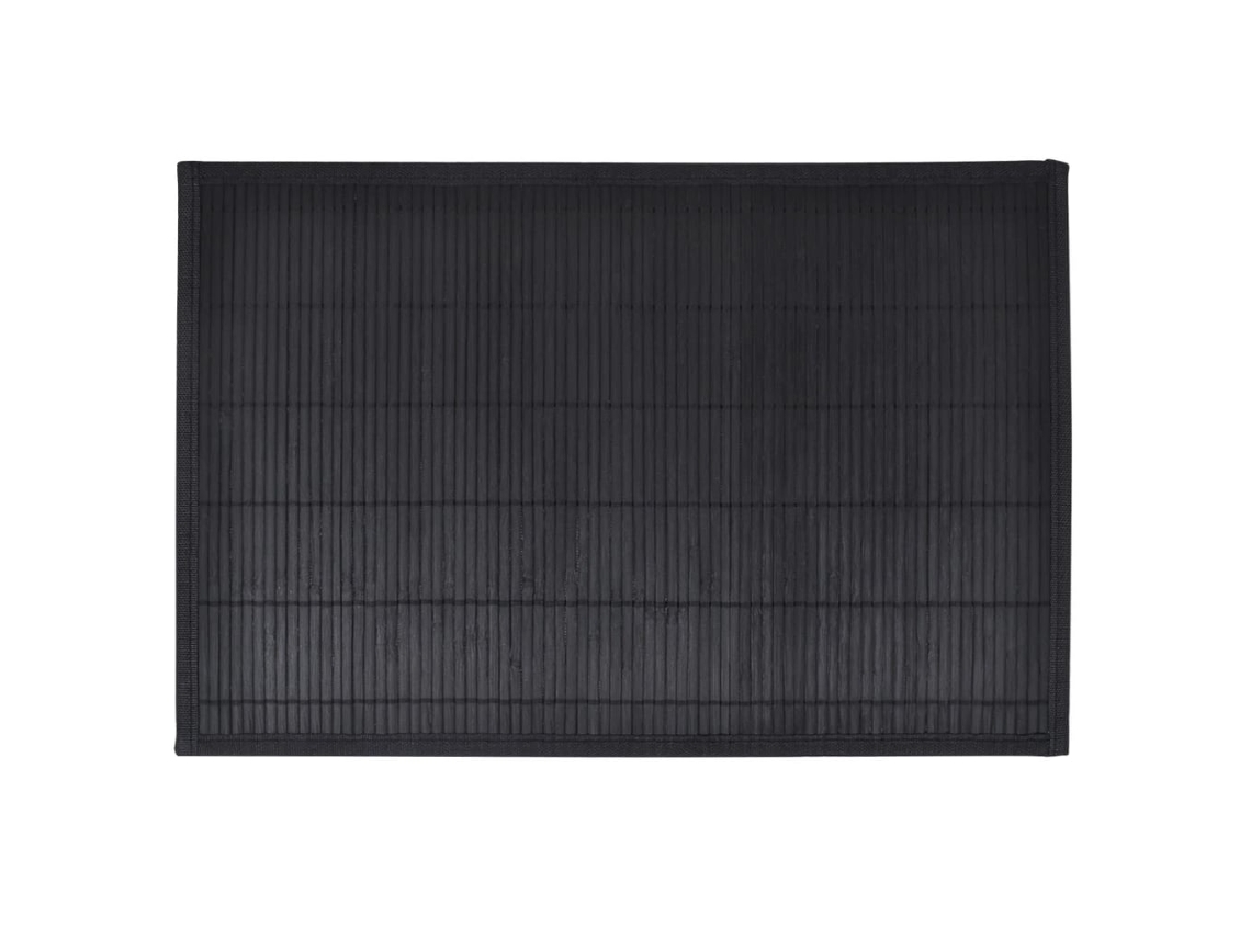 Placemat,placemats Vidaxl Preto Bambu (n/a)