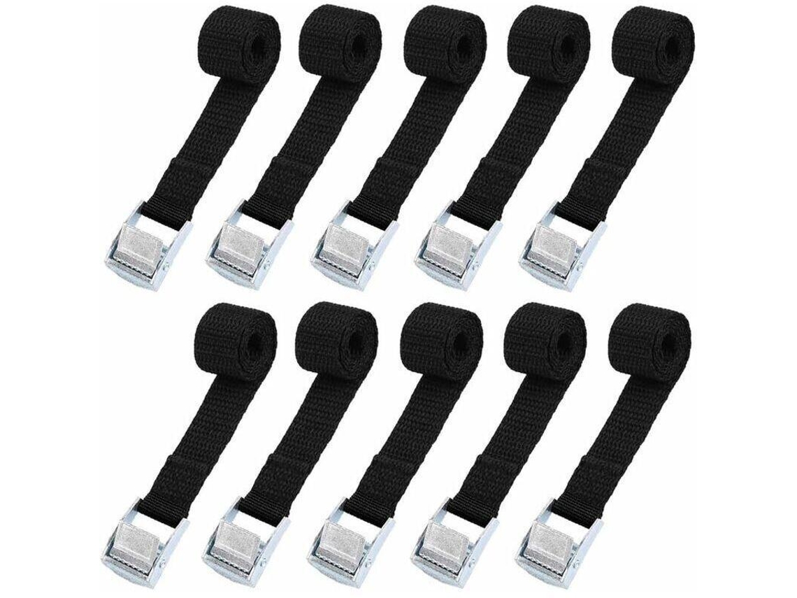 BRILVIBERA Kit com 10 Cintas de Amarração 39 Cm para Fixação de Bagageiros de Motocicleta