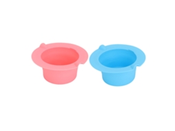 Recipiente de reposição para cera quente 2026, 400ml, copo de silicone antiaderente para derreter cera, rosa e azul, para rosto e nariz.