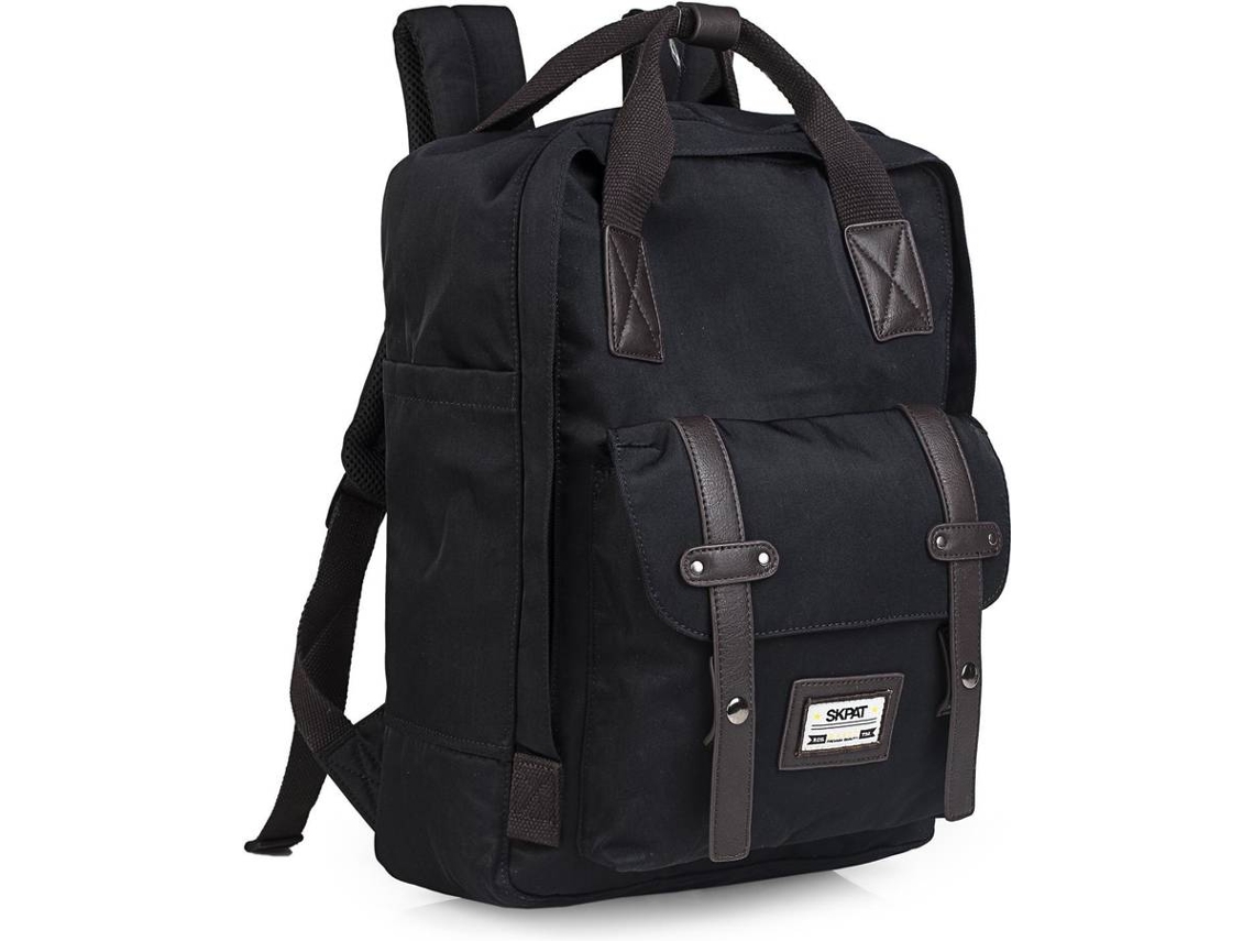 Mochilas SKPAT Casual De Homem Grande (42 x 31 x 18 cm - Preto)