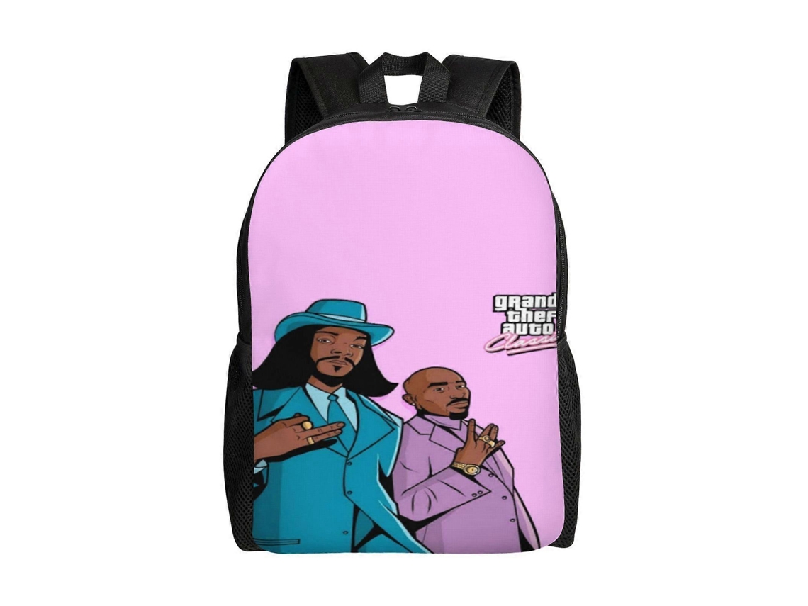 Mochila Snoop Dogg I31 Para Estudantes, Resistente E Leve, Impermeável E Com Alça De Ombro Respirável.