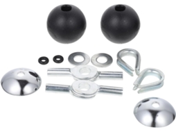 Conjunto De 14 Conectores Cabo Aço Para Equipamentos Ginástica,