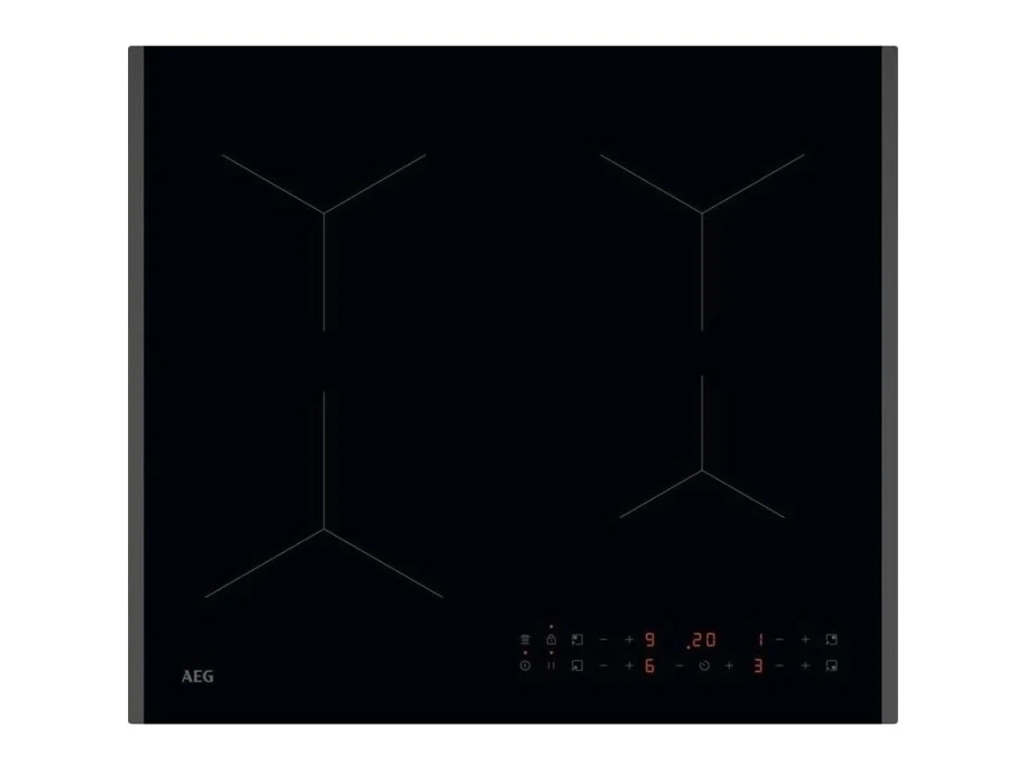 Placa de Indução AEG TN64IA00FB (Elétrica - 60 cm - Preto)