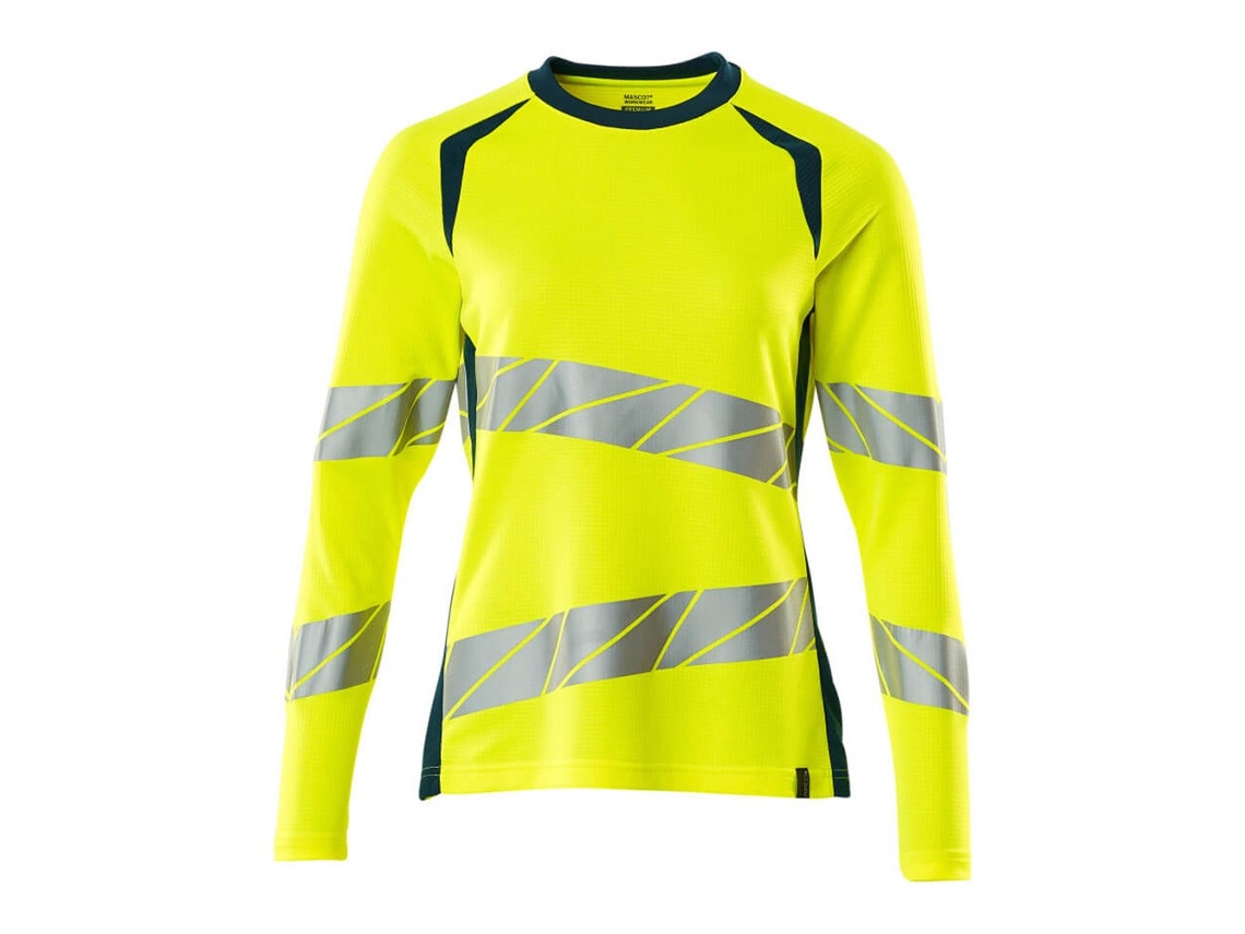 Camisa De Manga Longa Accelerate Safe 19091 Amarelo L MASCOT