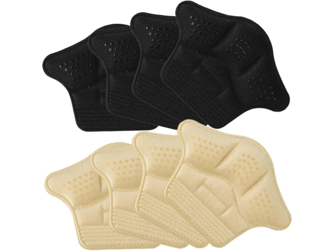 Calcanhares Autoadesivos, 4 Pares, Espuma E Silicone, Reutilizáveis E Flexíveis Para Calçados Esportivos Caminhada