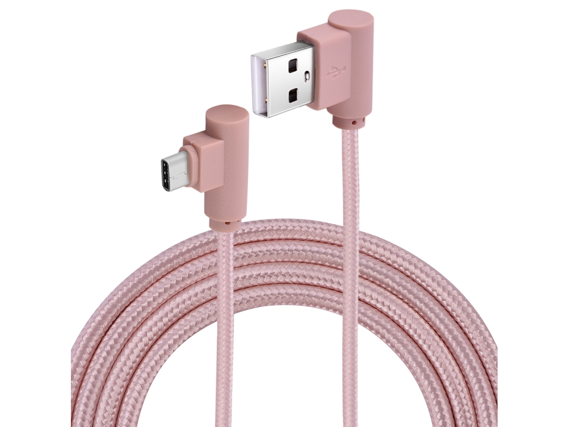 Cabo de Dados Type C com Conector em Ângulo EOOCOO