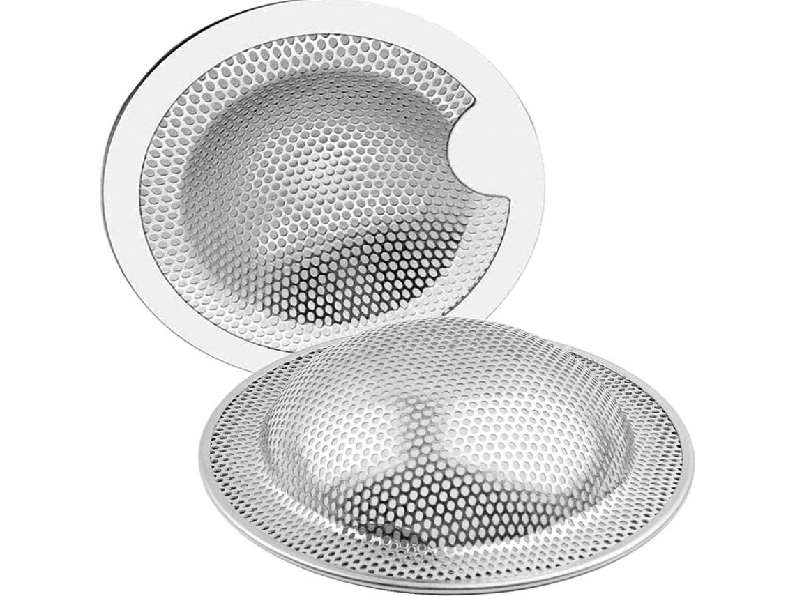 Filtro Lava louça Inox 5.2cm, Conjunto 2pcs DUREFORWARD
