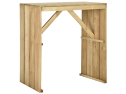 Vidaxl Mesa De Bar 100x60x110 Cm Pinho Impregnado