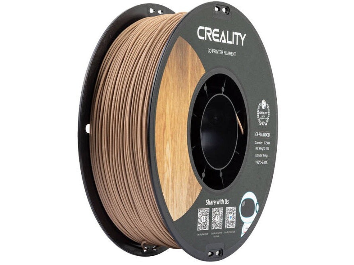 Wood 1.75mm Black 1kg CREALITY Cr 3d Filament (3301130001)