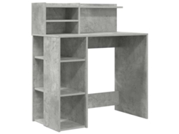 Mesa Cinzento 90 X 48 X 101,5 Cm Madeira Processada MAISON EXCLUSIVE