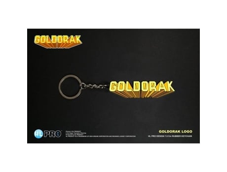 Porta-chaves De Homem High Dream Goldorak Logotipo Alta Aborrachado Multicor (onhocm)