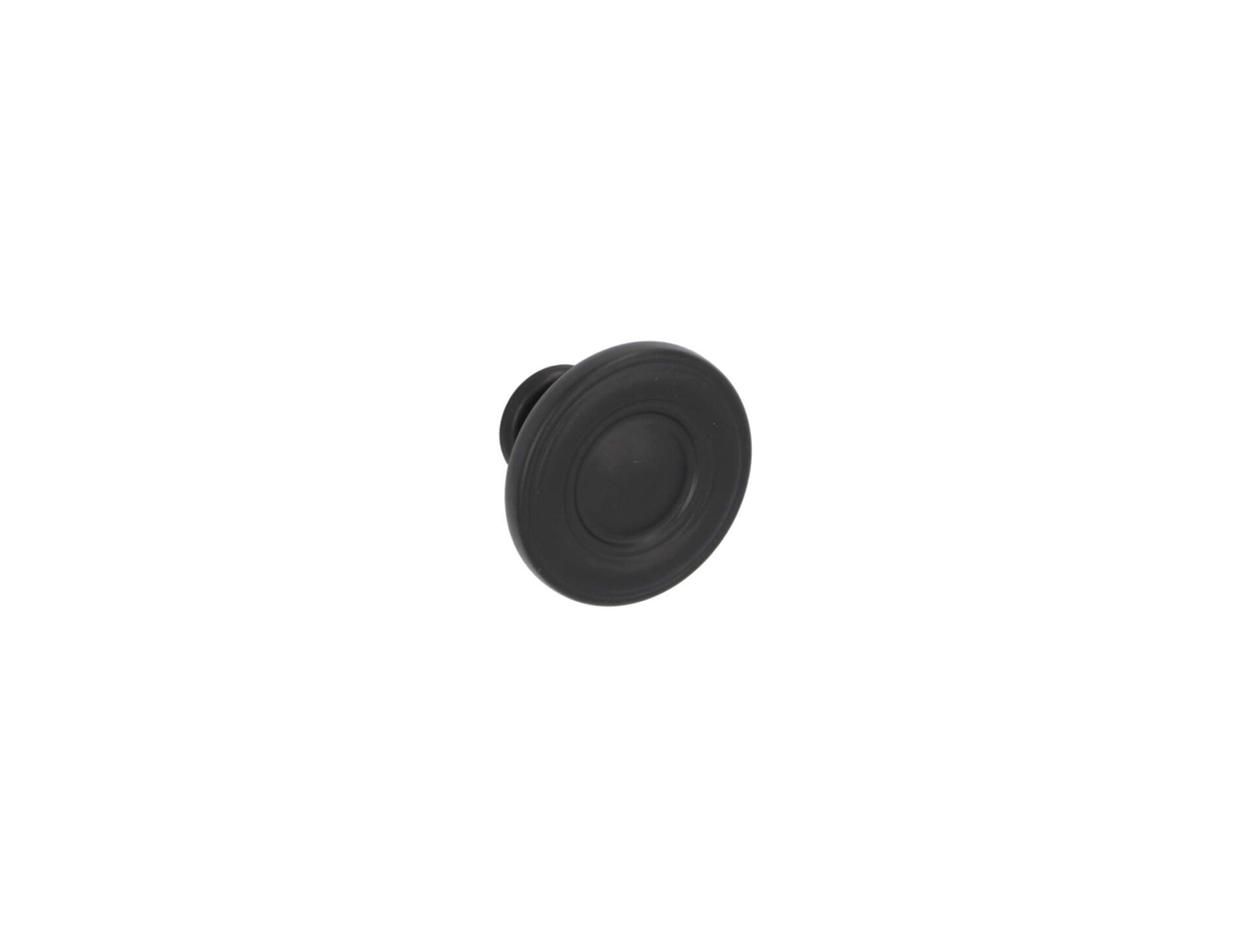 Puxador para Móveis HARDWAREXCHANGE em Zamac com 35mm de diâmetro, Verniz Preto Mate, conjunto de 6