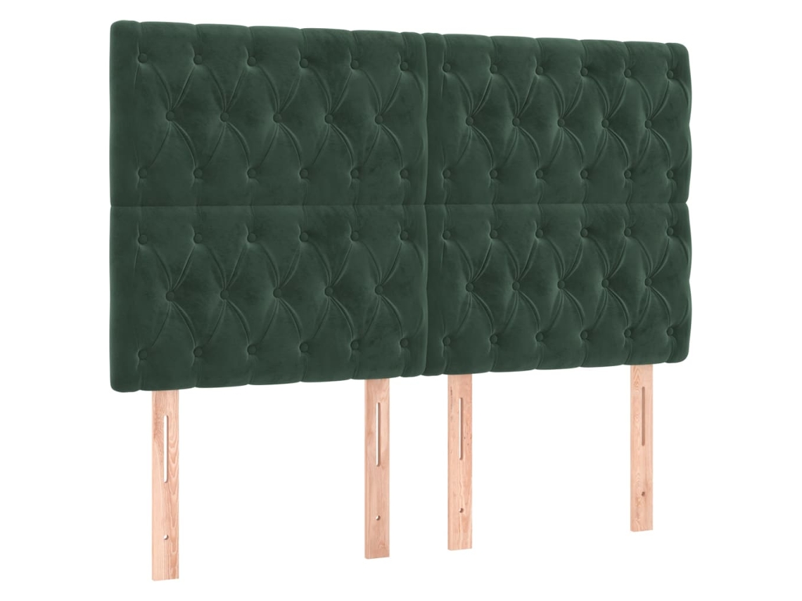 Headboard, Headboards Vidaxl Verde Veludo (160 Cm)