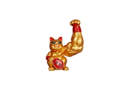 Gato Da Sorte Mão De Qilin Atrai Riqueza