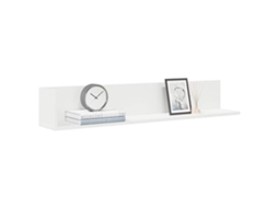 Vidaxl Estantes Parede 2pcs 100x16,5x16,5 Cm Derivados Madeira Branco