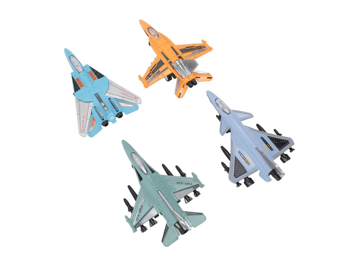 Modelo De Caça De Liga Realista Brinquedo Interativo Avião De Metal Para Crianças