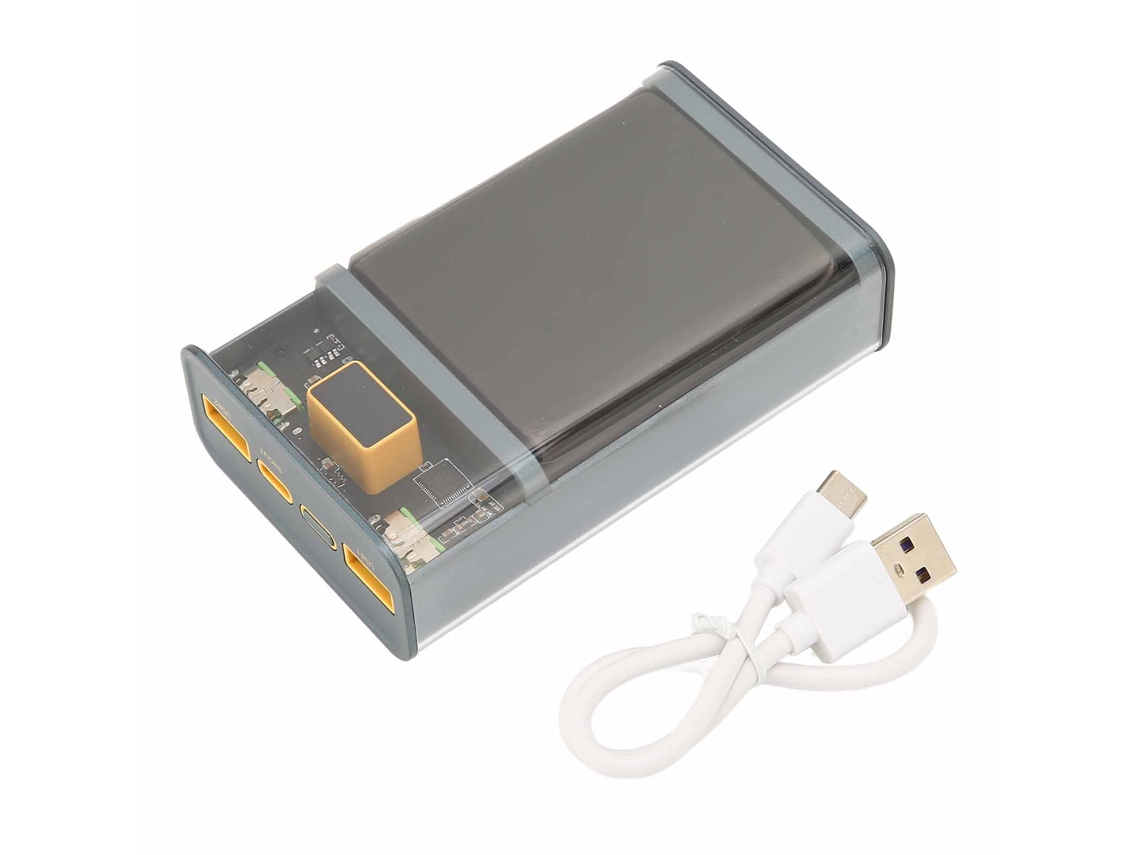 Cargador portátil de 20000 mAh PD 20W doble USB sensor NTC carga rápida pantalla LED